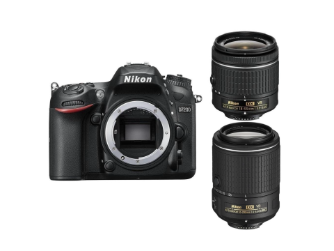 Nikon D7200 + 18-55 AF-P VR + 55-200 VR II